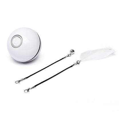 Interactive LED Laser Cat Toy Ball - Electronic Rolling Pet Enrichment