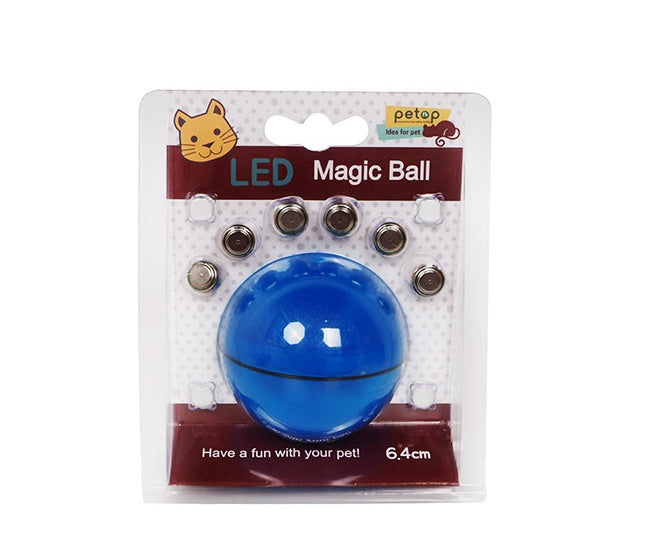 Interactive LED Laser Cat Toy Ball - Electronic Rolling Pet Enrichment