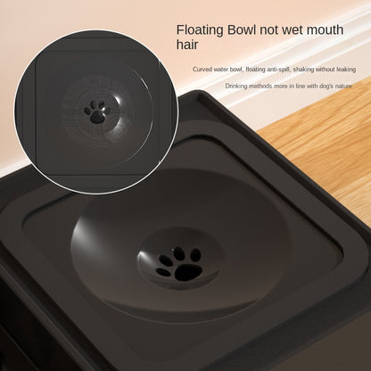 Adjustable Elevated Dog Feeding Bowl Stand