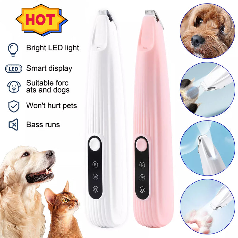 LED Electric Pet Paw Trimmer