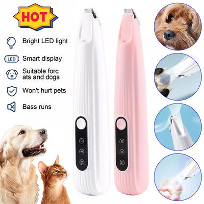 LED Electric Pet Paw Trimmer