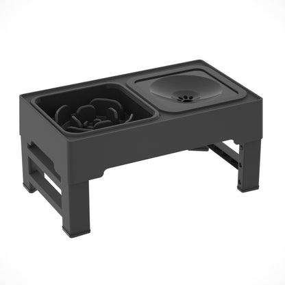 Adjustable Elevated Dog Feeding Bowl Stand