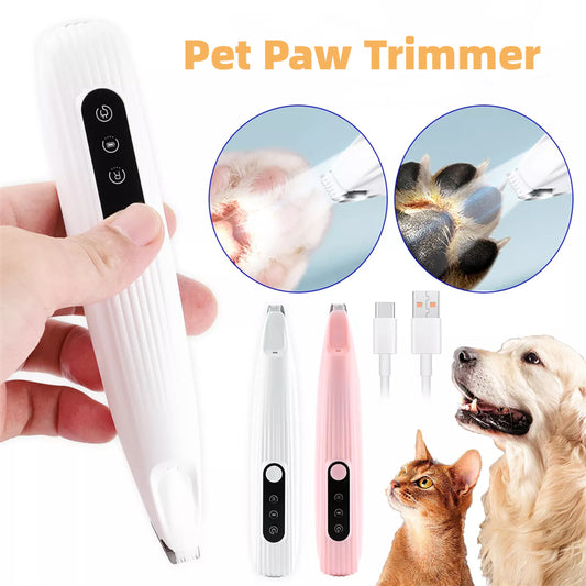 LED Electric Pet Paw Trimmer