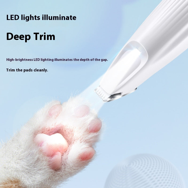 LED Electric Pet Paw Trimmer