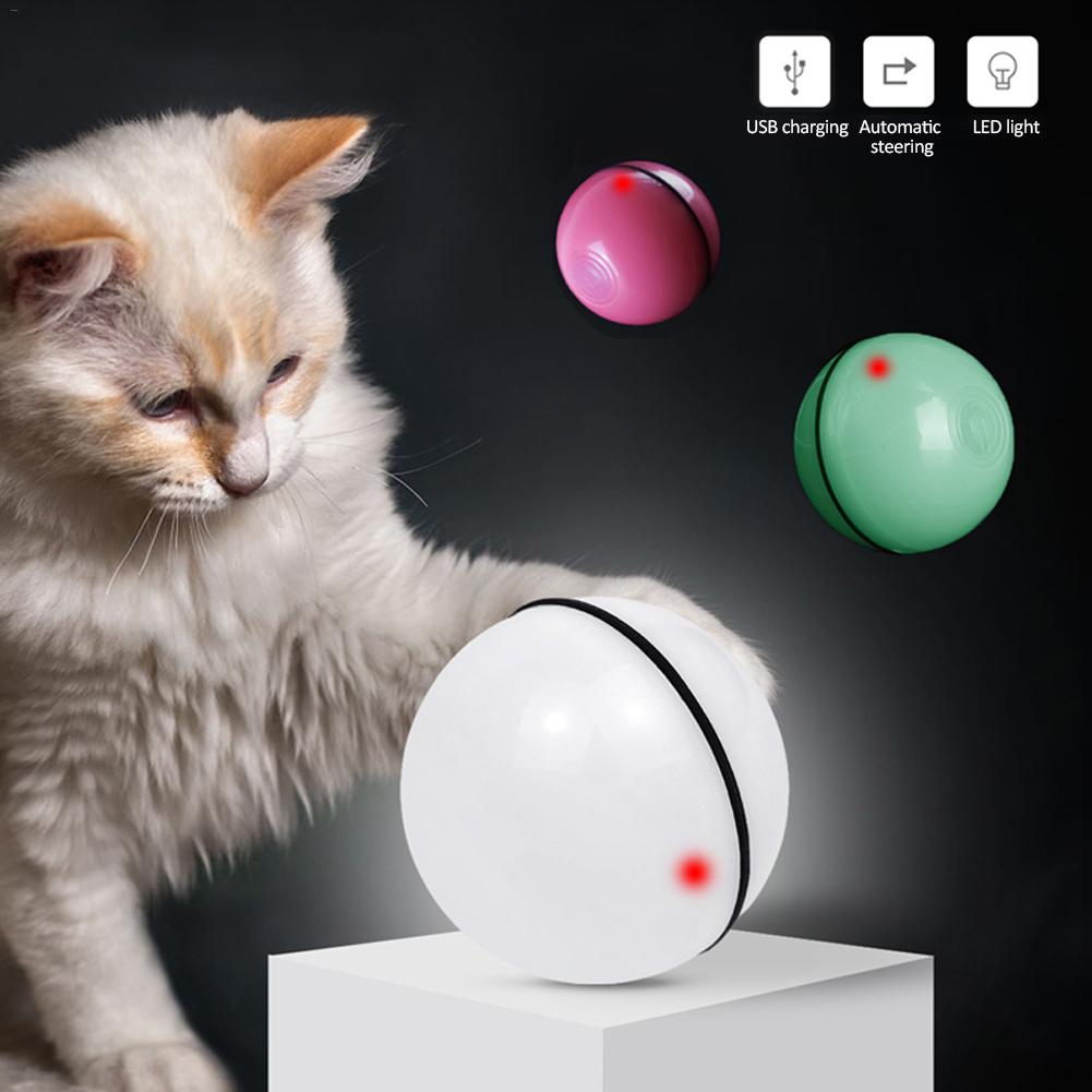 Interactive LED Laser Cat Toy Ball - Electronic Rolling Pet Enrichment